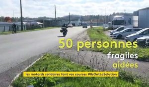 Dans la Creuse, des motards font les courses pour les personnes vulnérables