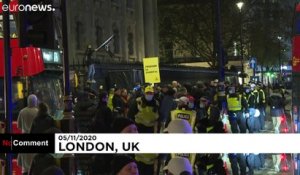 Manifestation anti-confinement à Londres : de nombreuses arrestations