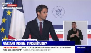 Gabriel Attal: "La France va mettre en place un isolement obligatoire pour les personnes qui viendraient du Royaume-Uni"