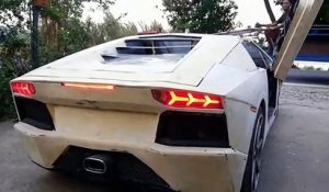 Ce thaïlandais passionné de voitures s'est fabriqué une Lamborghini