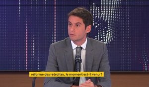 Réforme des retraites : "Elle n'a jamais été enterrée, il y aura une décision de calendrier à prendre", affirme le porte-parole du gouvernement Gabriel Attal