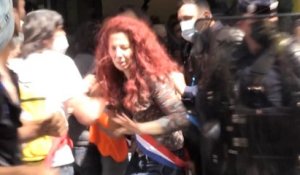 Une députée LFI bousculée violemment par un policier lors d'un rassemblement d'agriculteurs à Paris
