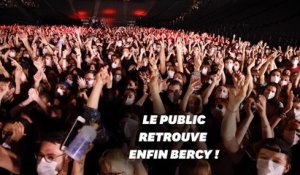 Les images du concert d'Indochine et Etienne de Crécy à Bercy
