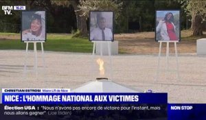 Nice: l'hommage national aux trois victimes de l'attentat