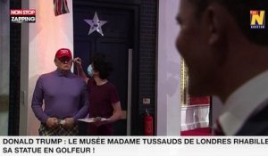 Donald Trump : Le musée Madame Tussauds de Londres rhabille sa statue en golfeur ! (vidéo)