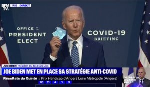 Joe Biden sur le coronavirus: "Nous allons nous assurer que les États-Unis redeviennent un leader dans la lutte contre cette pandémie"
