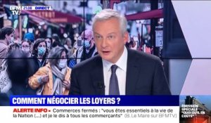 "Renoncez à vos loyers de novembre": Bruno Le Maire lance un appel à "tous les bailleurs" pour aider les commerçants fermés