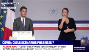 Covid-19: Gabriel Attal évoque les 3 scénarios possibles pour les annonces de ce jeudi