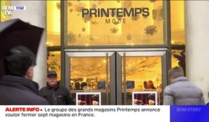 Le groupe de grands magasins Printemps annonce vouloir fermer sept magasins en France
