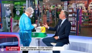 Les tendances GG : Test antigénique, Olivier Truchot se fait tester en direct sur BFMTV ! - 11/11
