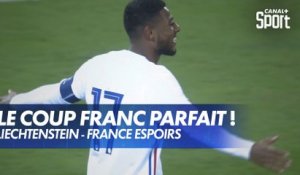 Le coup franc parfait de Jeff Reine-Adélaïde face au Liechtenstein !