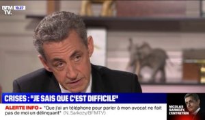 Nicolas Sarkozy sur la gestion de la crise Covid: "Je ne critique pas parce que je sais que c’est difficile"