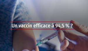 Covid-19 : un vaccin efficace à 94,5 % ?