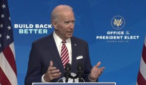 Joe Biden exhorte les Américains à "limiter au maximum" leurs contacts pour Thanksgiving
