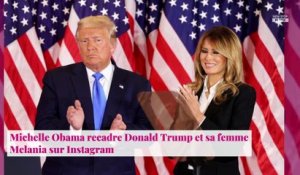 Michelle Obama recadre Donald Trump et sa femme Melania sur Instagram