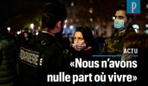Paris : des centaines de migrants s’installent place de la République, la police intervient