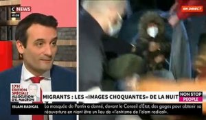 Evacuation de migrants à Paris - Accrochage ce matin en direct dans "Morandini Live" sur CNews entre Eduardo Rihan Cypel et Florian Philippot - VIDEO