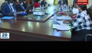 RTG/ Le projet d’établissement du CHU de Libreville  présenté au ministre de la Santé Dr Guy Patrick Obiang Ndongo