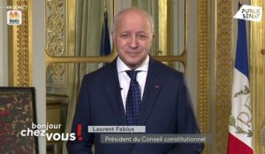 Laurent Fabius : "La QPC représente 80% du travail du Conseil constitutionnel"