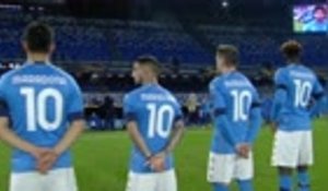 Maradona - La minute de silence au stade San Paolo de Naples