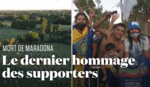 Aux obsèques de Maradona, les fans continuent de chanter pour leur idole