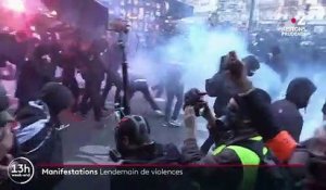 Manifestations contre la loi "sécurité globale" : à Paris, des affrontements entre forces de l'ordre et casseurs