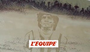 Une fresque éphémère pour Maradona - Football - WTF