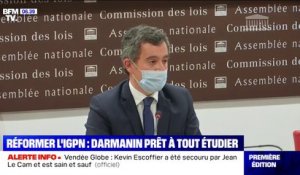 Réforme de l'IGPN: Gérald Darmanin se dit prêt à tout étudier