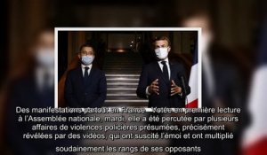 Loi « sécurité globale »- Castex, Darmanin, Castaner... Emmanuel Macron réunit exécutif et majorité