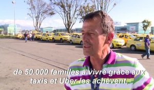 Les taxis colombiens se félicitent de la disparition prochaine d'Uber
