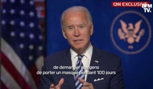 Covid-19: Joe Biden veut demander aux Américains de "porter un masque pendant 100 jours"