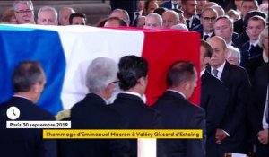 Mort de Valéry Giscard d'Estaing : hommage d'Emmanuel Macron