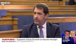 Christophe Castaner: "La justice est celle du ministère de la Justice, pas celle de la vindicte et du lynchage des réseaux sociaux"