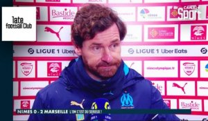 La réaction d'André Villas-Boas après Nîmes / Marseille