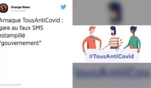 Arnaque TousAntiCovid : gare au faux SMS estampillé "gouvernement"