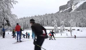Reportage - Le col de Porte ouvre ses pistes de ski de fond