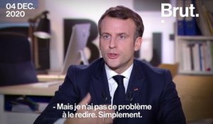 Emmanuel Macron : "Je peux vous dire 'il y a des violences policières' si ça vous fait plaisir que je le dise."