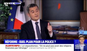 Gérald Darmanin: "La police de la République n'a pas à être raciste (...) mais je me refuse à condamner la Police nationale et la Gendarmerie nationale"