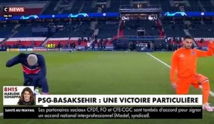 Racisme : Les joueurs du PSG, de l'Istanbul Basaksehir et les arbitres ont posé un genou à terre hier soir, avant la reprise du match