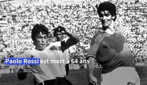 Paolo Rossi, héros italien du Mondial de foot 82, est mort à 64 ans