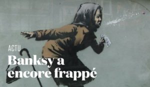 Banksy dévoile sa nouvelle œuvre "Atchoum !!" à Bristol