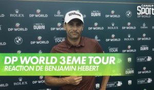 Golf - DP World Tour Chp - 3ème tour : Interview de Benjamin Hébert