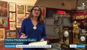 Deux croquis d'Henri Matisse découverts dans une maison de Rouen vendus aux enchères