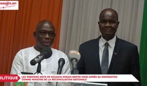 Politique : Les premiers mots de Kouadio Konan Bertin (KKB) après sa nomination comme ministre de la réconciliation nationale