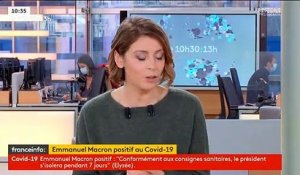 Emmanuel Macron testé positif au Covid-19 ce jour - Jean Castex étant susceptible d'être cas contact, il a décidé de s'isoler