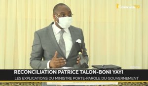 Réconciliation Talon-Yayi: Les explications du ministre porte-parole du gouvernement