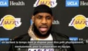 Lakers - LeBron : "Heureux que cette journée soit terminée"