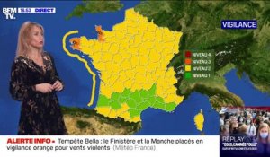 Tempête Bella: le Finistère et la Manche placés en vigilance orange pour vents violents par Météo France