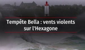 Tempête Bella : vents violents sur l'Hexagone