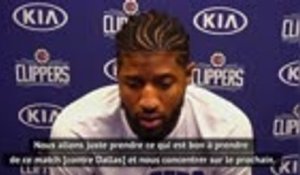 Clippers - George : "On s'est fait botter les fesses mais ce n'est qu'un match"